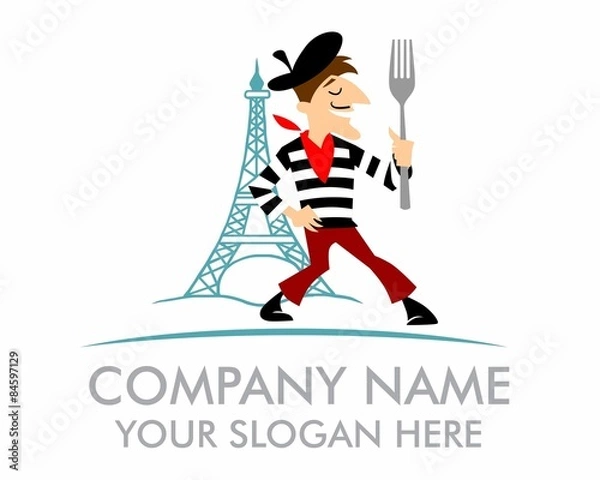 Fototapeta french eiffel tower