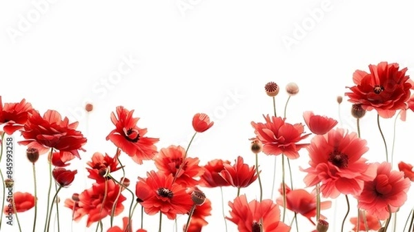 Obraz RED FLOWERS. png