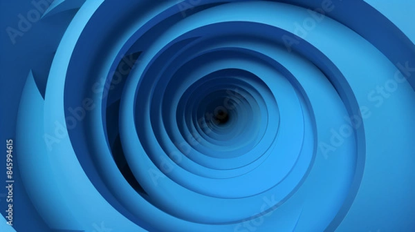 Fototapeta Abstract geometric background of the same shapes that are at different depths and create the illusion of volume