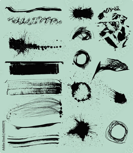 Obraz ink splash background