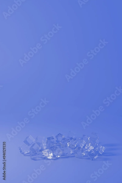 Fototapeta 무더운 여름을 시원하게 즐길 수 있게 해주는 얼음