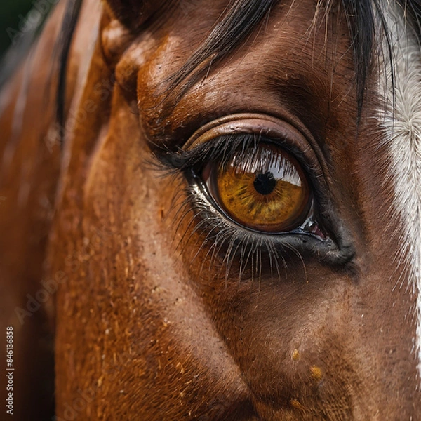 Obraz Eye of an Arabian horse