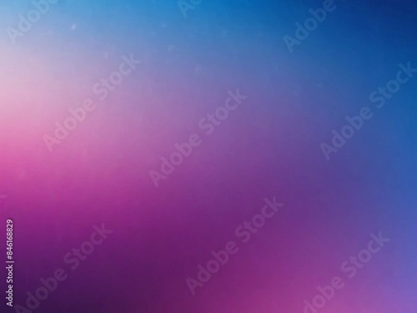 Fototapeta Blurred color gradient purple pink blue grainy color gradient background dark abstract backdrop banner poster wallpaper website header design