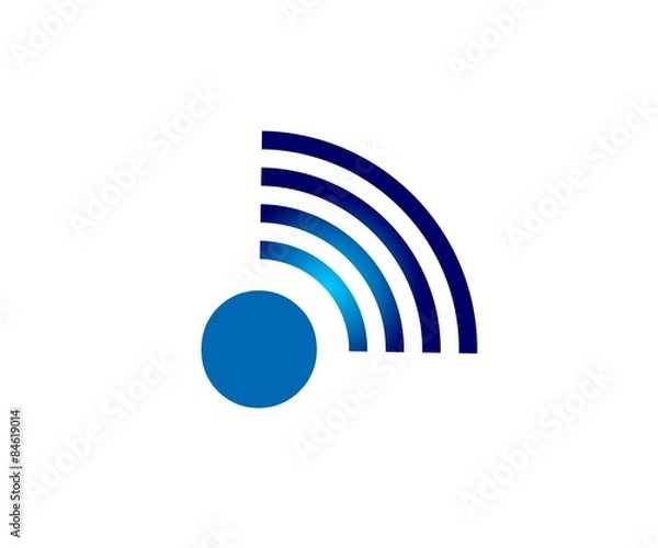 Fototapeta Point Connection 