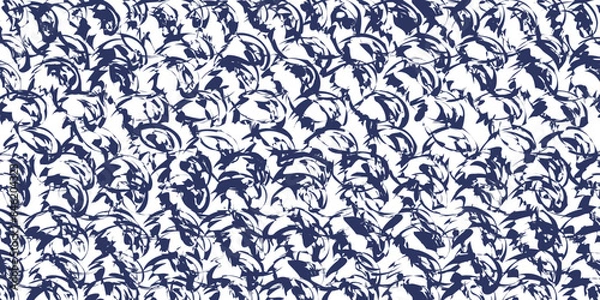 Fototapeta 和柄　渦巻　模様　背景	