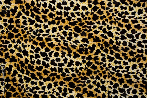 Obraz texture of print fabric stripes leopard for background