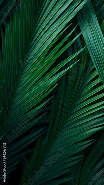 Fototapeta Green leaves background