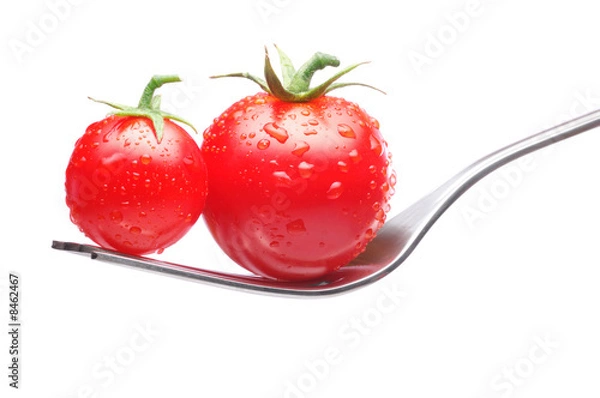 Obraz Pomidory Na Widelcu