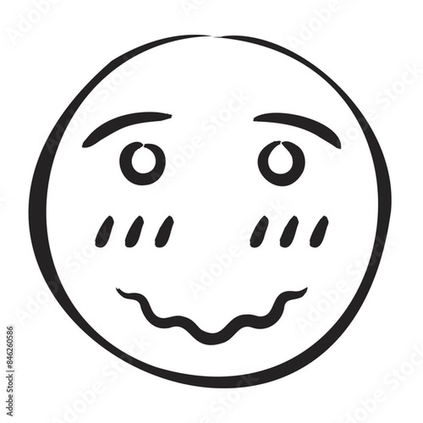 Fototapeta Nervous Icon