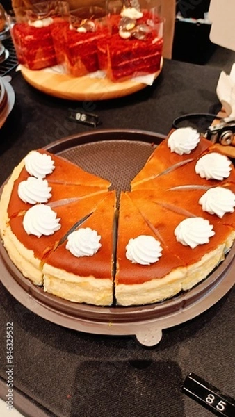 Obraz Fruit cake  for cafe