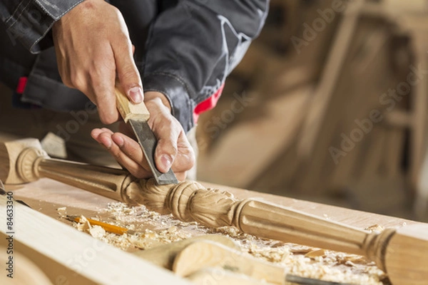 Obraz Carpenter at work