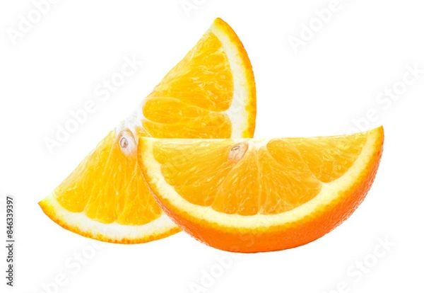 Fototapeta Slice of orange transparent png