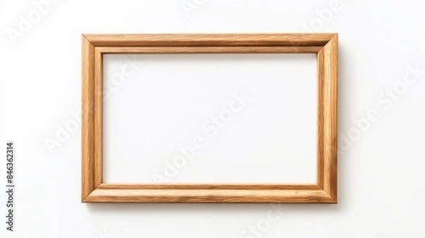 Obraz wooden frame empty modern design