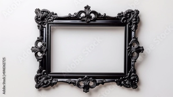 Obraz frame empty baroque design 