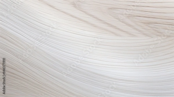 Fototapeta White Paint on Smooth Oak Wood Generative AI