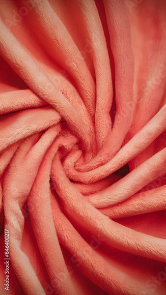 Fototapeta close up of red and white fabric