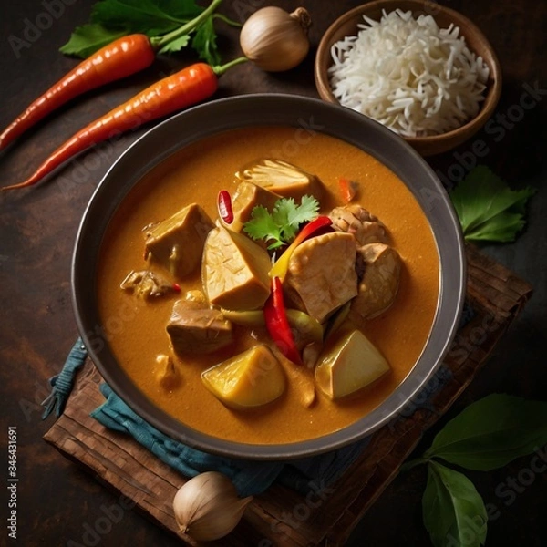 Obraz stew with vegetables