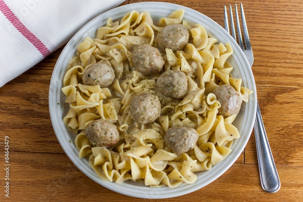 Fototapeta Meatball Stroganoff
