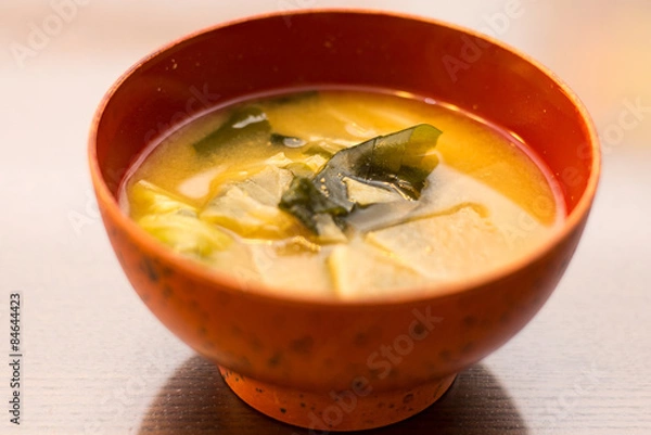 Fototapeta ワカメのみそ汁