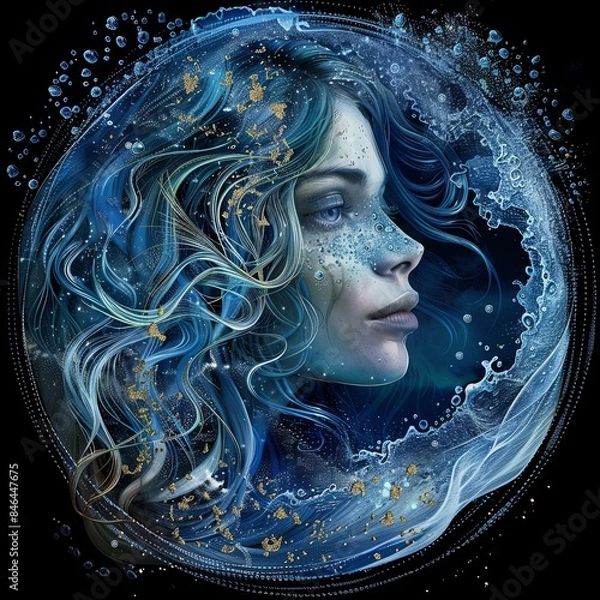 Obraz Aquarius Zodiac