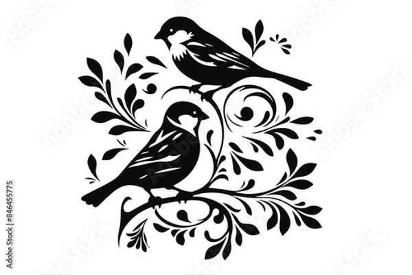 Obraz bird vectors style animal