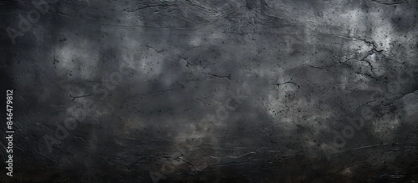 Obraz Black grunge background with scratched texture Copy space image