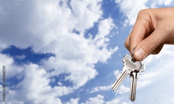 Obraz Key, Human Hand, Giving.