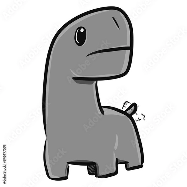 Obraz cartoon Dino pole