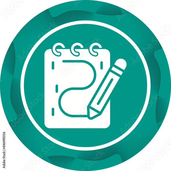 Fototapeta Sketching Vector Icon