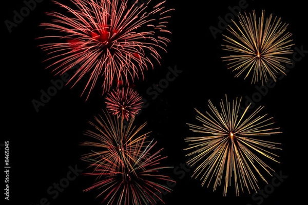 Fototapeta feux d'articfice