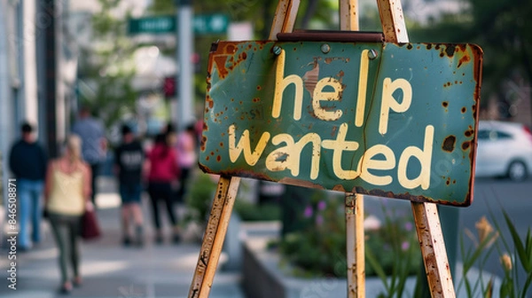 Obraz Help wanted