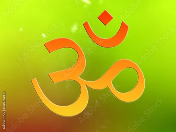 Obraz Om Aum Background