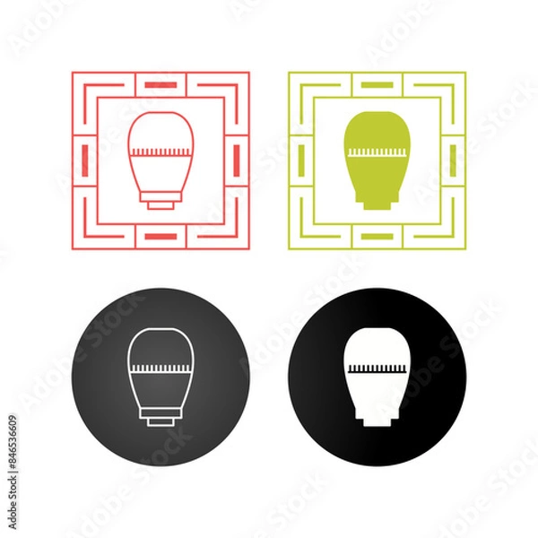 Fototapeta Thermostatic Head Vector Icon