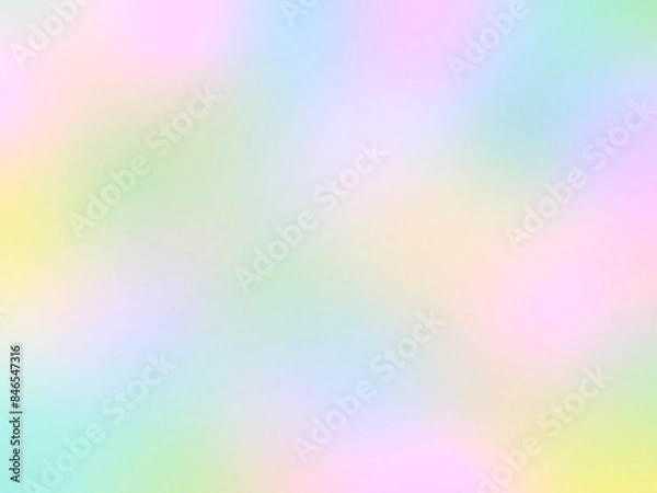 Fototapeta 虹色パステルカラーグラデーションの背景壁紙