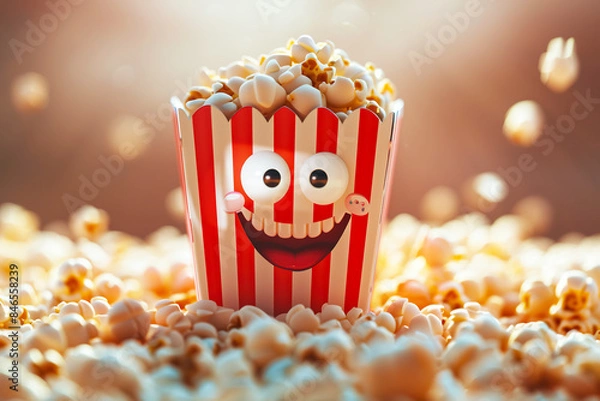 Obraz fun bucket of popcorn