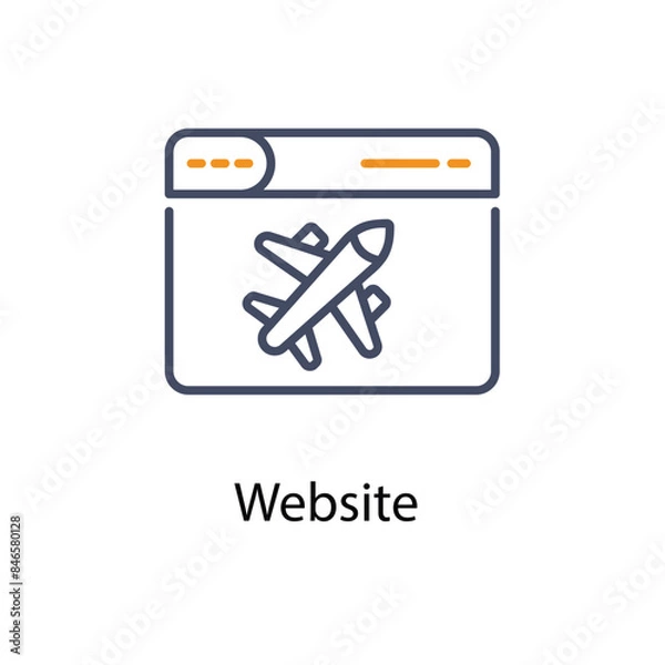 Fototapeta Website vector icon 