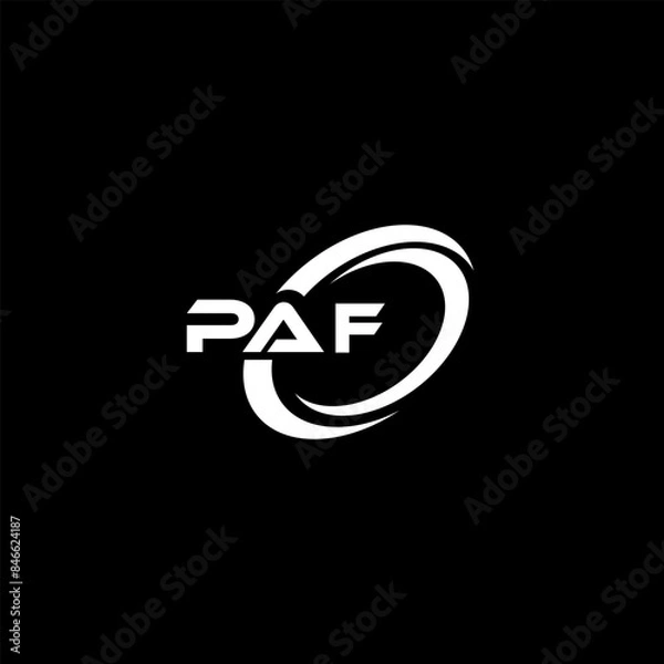Obraz PAF ABSTRACT LOGO DESIGN