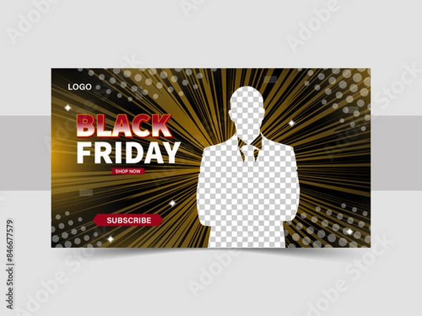 Fototapeta Modern YouTube Video Thumbnail Design  And Editable YouTube Thumbnail design for any YouTube videos

