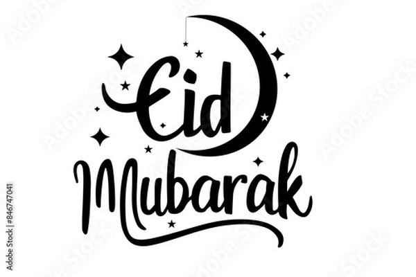 Obraz Stylish eid mubarak vectors