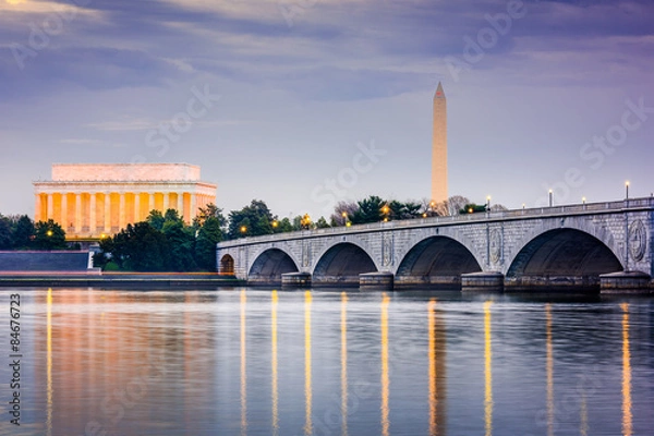 Fototapeta Washington DC Skyline