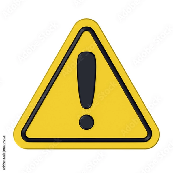 Fototapeta Warning sign