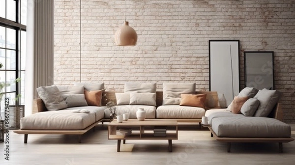 Fototapeta modern living room