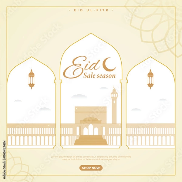 Obraz Eid Mubarak Social Media post Design