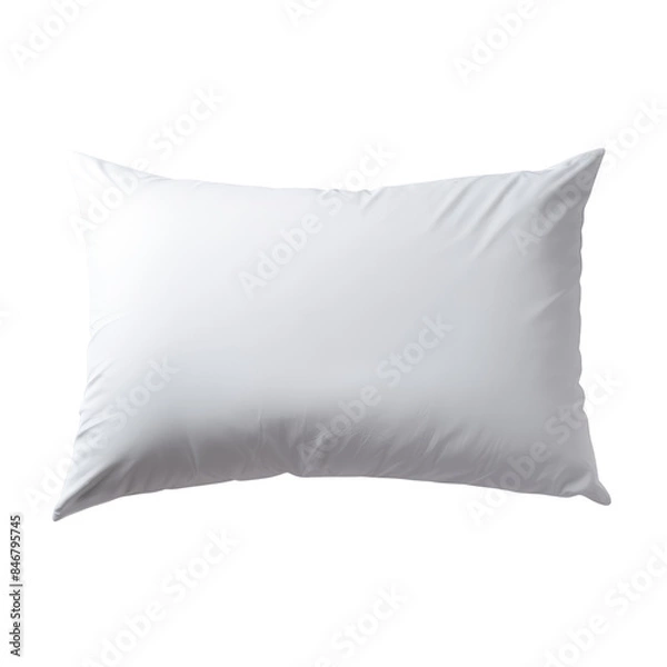 Obraz White pillow isolated on a transparent background.