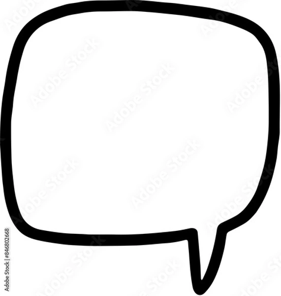 Obraz speech bubbles on a black background