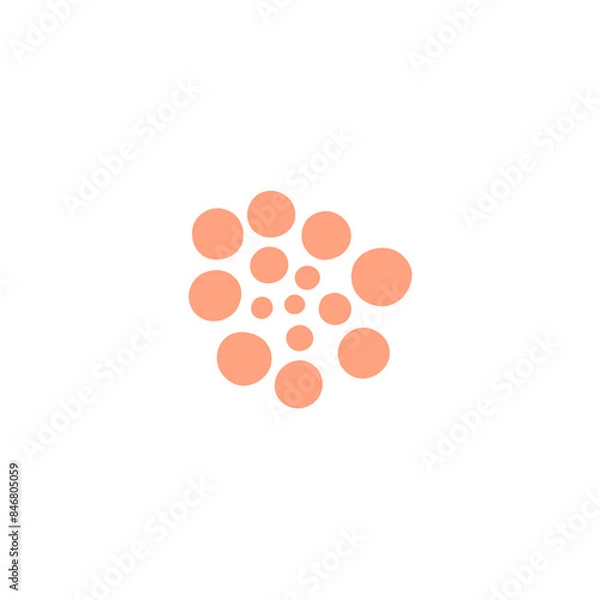 Fototapeta Organic Spot Blobs