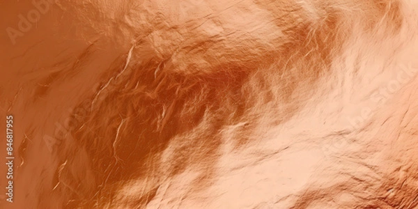 Fototapeta A rich copper textured background with warm, earthy tones and a vintage feel, perfect for adding a touch of elegance and depth to your designs..