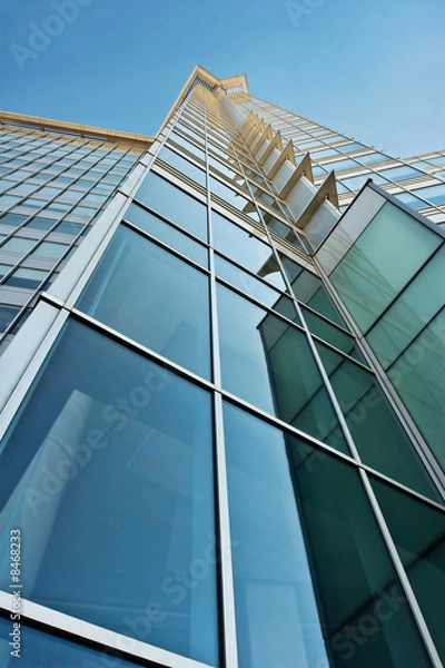 Obraz Wieża biurowa Blue Glass