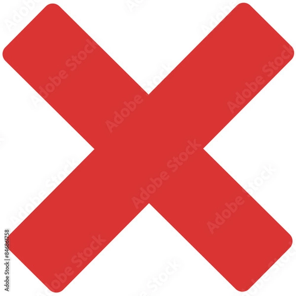 Obraz red cross mark symbol