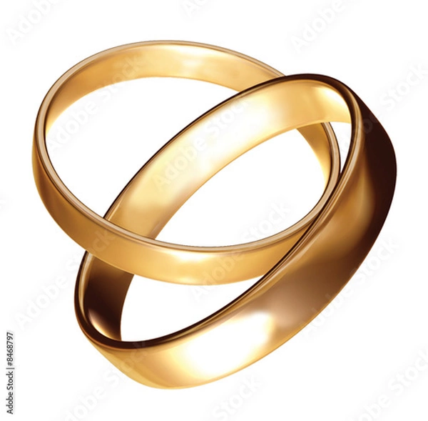 Obraz Golden Wedding Rings